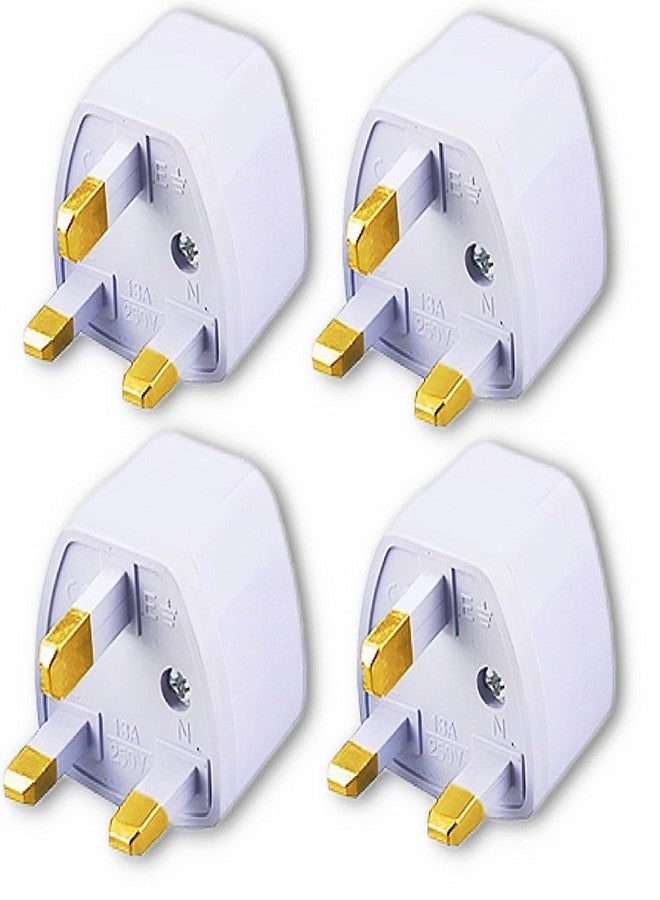 Nirvair Type-G Plug Adapter UK Converter - (1pcs) India to UK Plug Adaptor for Hong Kong, UAE, Dubai, Singapore England Universal Travel Adapter Power Plug (Pack of 1) (4) - Image 1