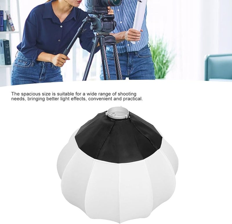 65 سم بونز ماونت فانوس كروي صندوق ضوء ناعم معدل للضوء الناعم للبث المباشر - Image 3