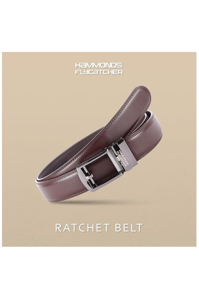 HAMMONDS FLYCATCHER Leather Belt for Men - Perfect for Formal and Casual Wear - Adjustable Waistband up to 46 Inches - Autolock Belt for Formal and Casual Wear - Image 2