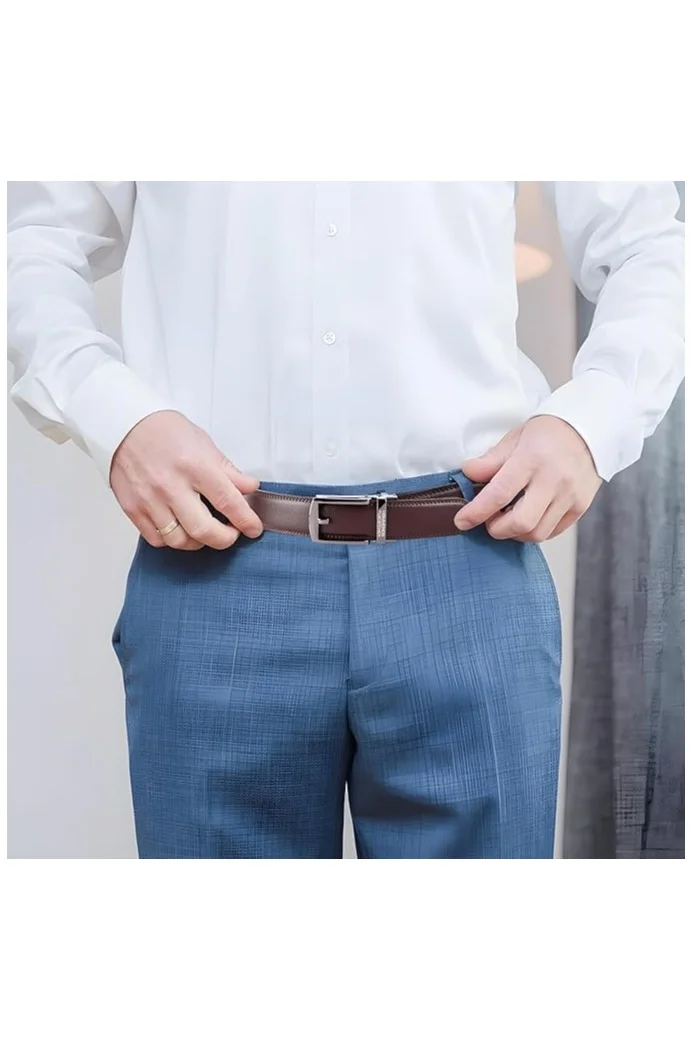Hammonds Flycatcher  Leather Belt for Men - Perfect for Formal and Casual Wear - Adjustable Waistband up to 46 Inches - Autolock Belt for Formal and Casual Wear  | Best Price UAE