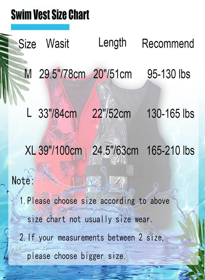 huraty Swim Vest Unisex Training Jacket for Adults Outdoor Water Sports Vest with Adjustable Straps, Blue, Medium - Image 4