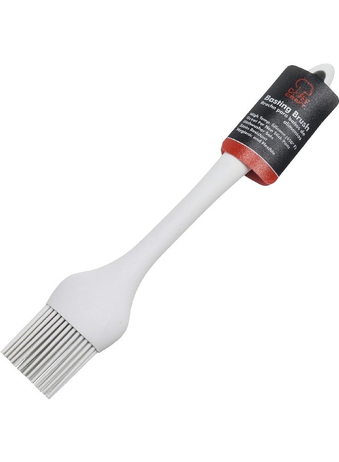 Chef Craft Premium Silicone Stain Resistant Basting Brush Grey 10.25inch 13870 - Image 2
