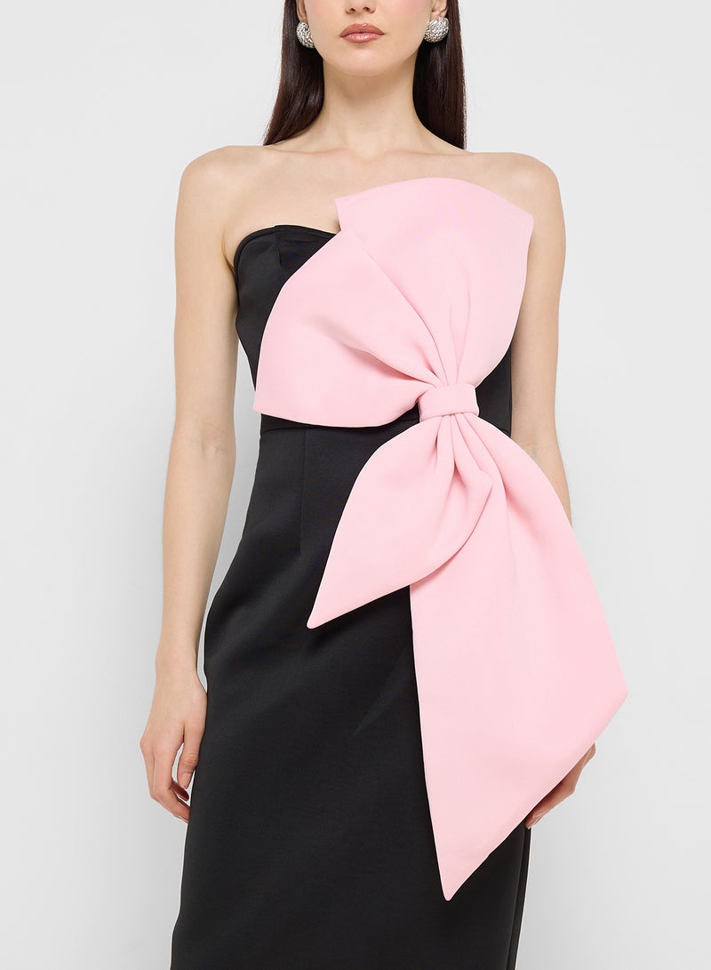 Ginger Bow Detail Dress  - Image 3