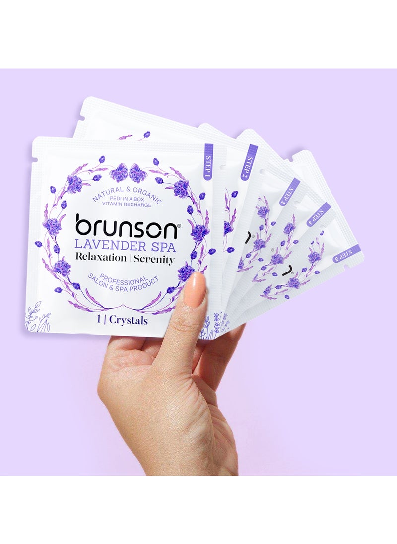 brunson Brunson Pedicure Spa Kit 5-in-1 Natural & Organic Spa Kit – DIY Relaxation, Hydration, and Luxury Foot Care with Scrub, Soak, and Spa Essentials for Smooth Foot Professional Use  - Image 4