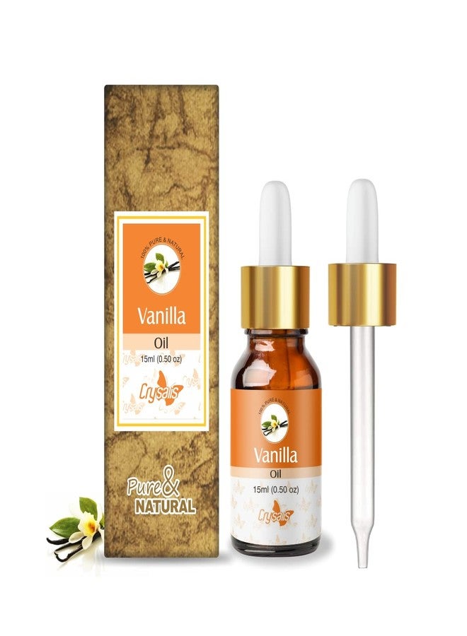 Crysalis Vanilla (Vanilla Planifolia) Oil |100% Pure & Natural Undiluted Essential Oil Organic Standard/Gently Cleanses And Promotes Anti-Aging,Reduces Fine Lines & Age Spots & Healthy Hair 15ml - Image 1