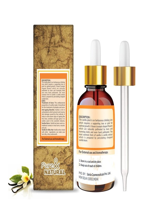 Crysalis Vanilla (Vanilla Planifolia) Oil |100% Pure & Natural Undiluted Essential Oil Organic Standard/Gently Cleanses And Promotes Anti-Aging,Reduces Fine Lines & Age Spots & Healthy Hair 15ml - Image 2