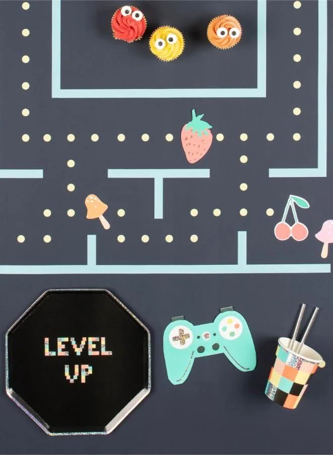 Meri Meri Video Games Dinner Plates