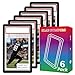 YZtree Card Guard for PSA 6 Pack Flexible Slab Bumper for Graded Card Cases ShockAbsorbing AntiScratch Edge Corner Guard for Standard PSA Slabs BlackRubber Guard Only No Plastic Cover - Image 2