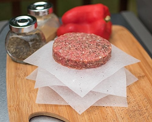 PBKay Hamburger Patty Paper Sheets, Wax Paper Squares 250 pcs 6" x 6" Non-Stick - Image 2