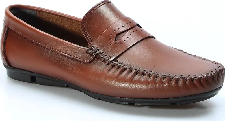 فاست ستيب Genuine Leather Tan Men's Loafer Shoes 858ma410