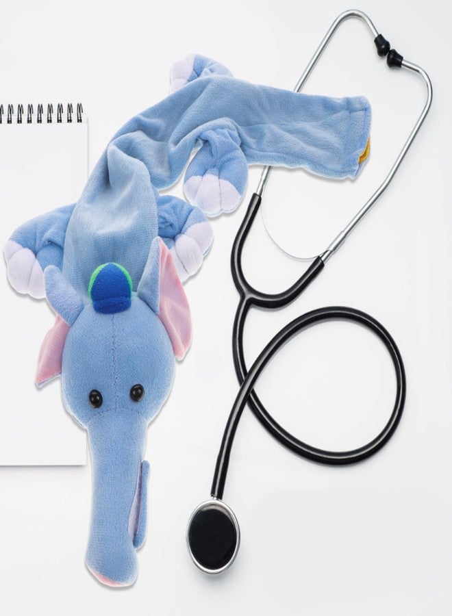 Healeved Cartoon Animal Stethoscope Cover Sleeve with Secure Button Fit Soft Protective Replacement for Pediatric and Adult Standard Stethoscopes Medical Accessory 23.03X7.08X2.95In - Image 4