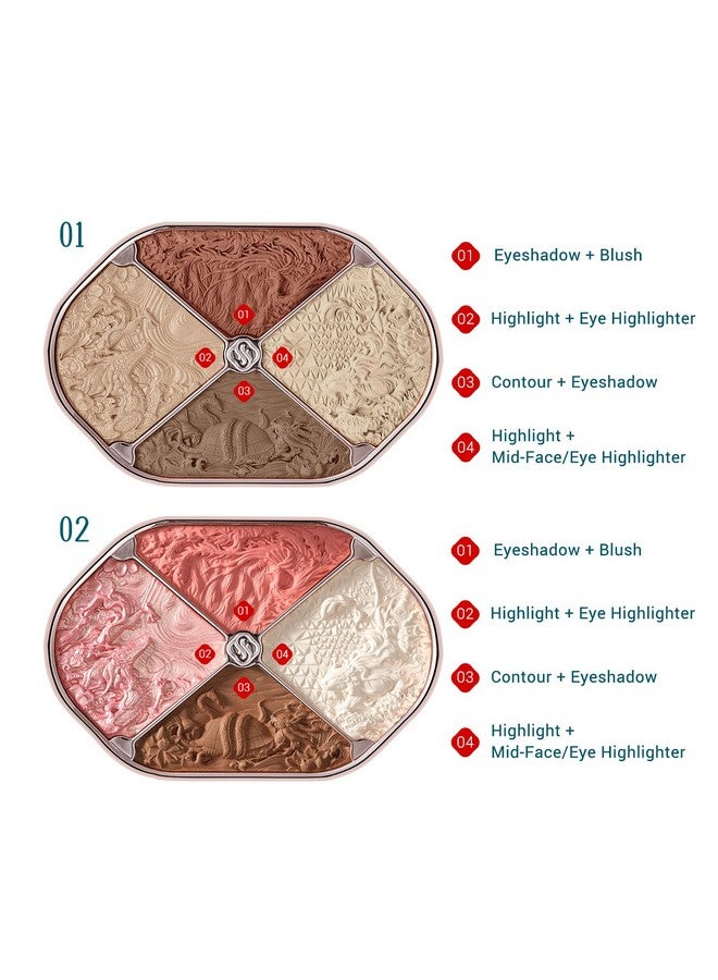 FLORASIS Eastern Beasts Sculpting Makeup Palette 02 - Image 5