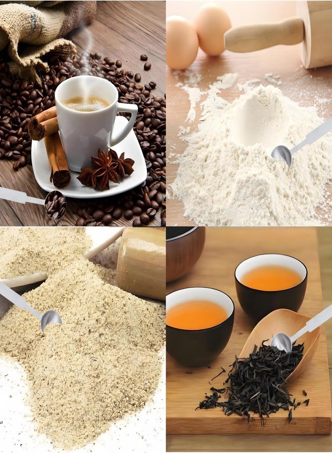 ملعقتان قياس من الفولاذ المقاوم للصدأ 304 من يوسينورا، قطعتان، ملعقتان صغيرتان/10 مل - Image 5