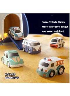 Arabest Car Adventure Toy,Space Theme Rescue Race Track Toys,Preschool Vehicle Playset Gifts,Puzzle Car Toys for Kids  - Image 4