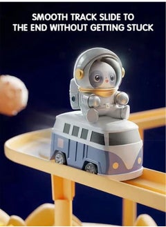 Arabest Car Adventure Toy,Space Theme Rescue Race Track Toys,Preschool Vehicle Playset Gifts,Puzzle Car Toys for Kids  - Image 2