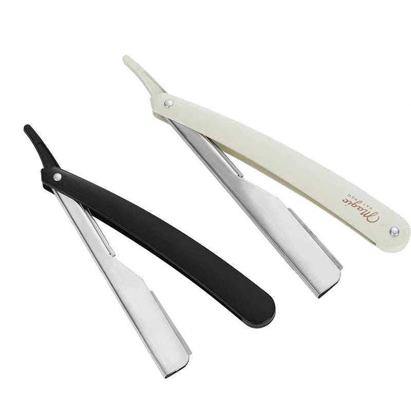 Generic Barber Shop Special Barber Razor Manual Old-fashioned Razor Eyebrow Knife Rack Scraper Razor