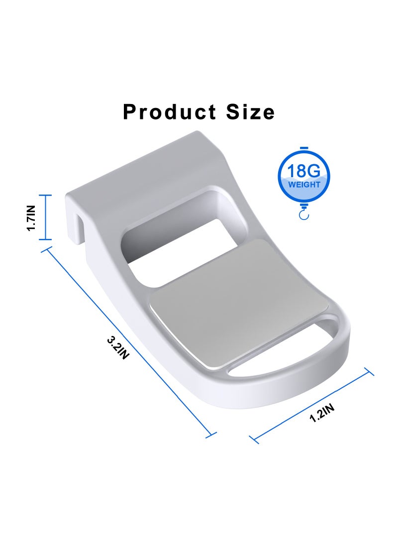 Headphone Holder - Minimalist Design Gaming Headset Hanger Stand for PS5 and Xbox Series X - White Hook with Screws Included  - Image 4