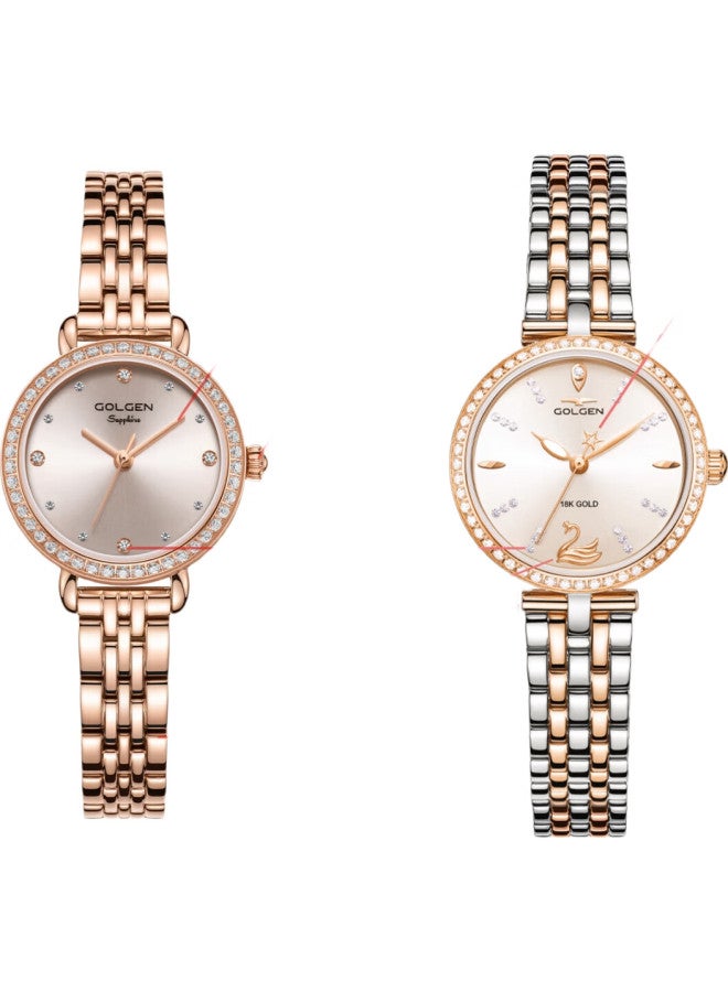 Golgen (Golgen) Swan Series Women'S Quartz Watch Fashion Light Luxury Mother'S Day Gift 9167 - Image 1