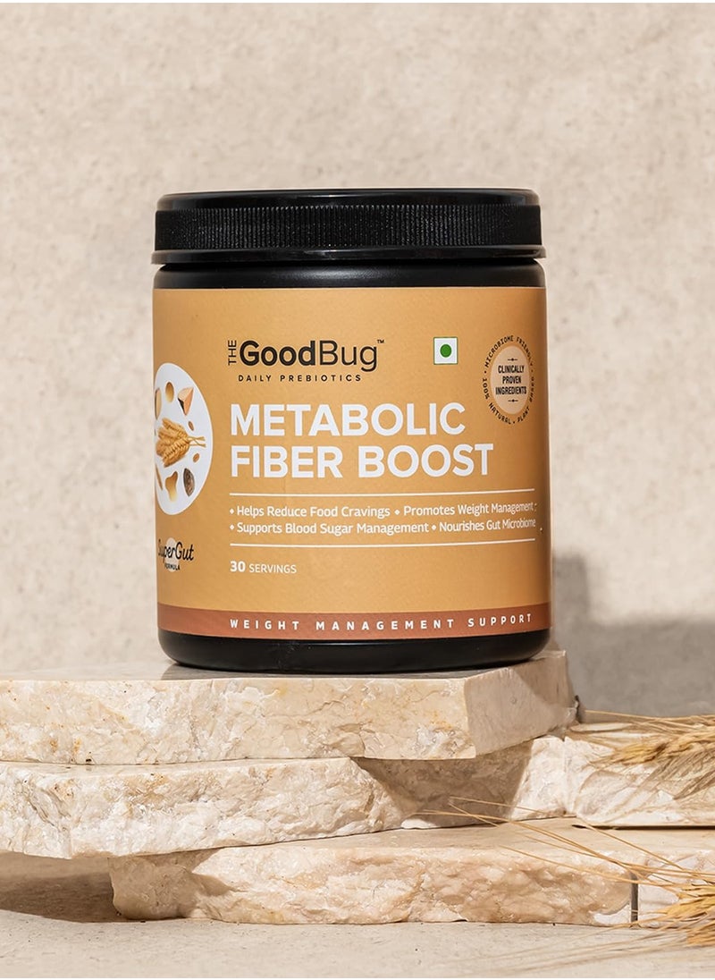 The Good Bug - The Good Bug Metabolically Lean SuperGut Powder Probiotics +Metabolic Fiber Boost Prebiotic Fiber Combo pack 30 Days Servings - Image 1