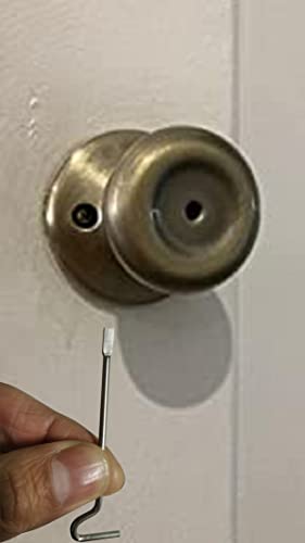 NL Emergency Keys for Interior Door Locksets - Kwikset & Schlage Compatible - 12 Keys (6 Round Pin + 6 Flat Pin) - Brass Finish - Emergency Access for Bedroom & Bathroom Doors - Image 3
