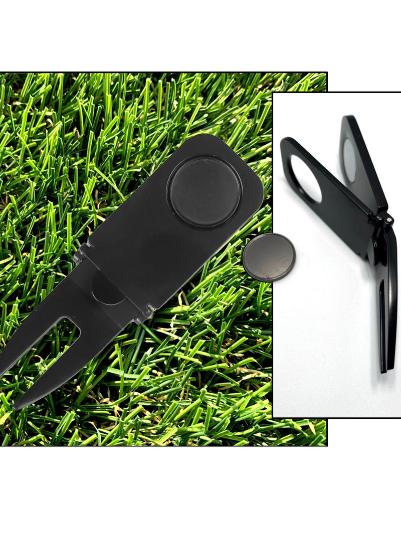 Excefore - Magnetic Golf Cart Holder, Multipurpose Golf Accessories Portable Holder for Golf Carts,  Stand Holder for Golf Carts, Boats, Motorbikes, Golf Accessory Tool, Divot Tool - Image 1