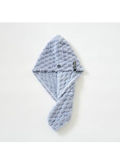 Coral Fleece Hair Drying Towel Wrap Capcloud velvet single layer bean paste blue cloud velvet single layer bean paste blue