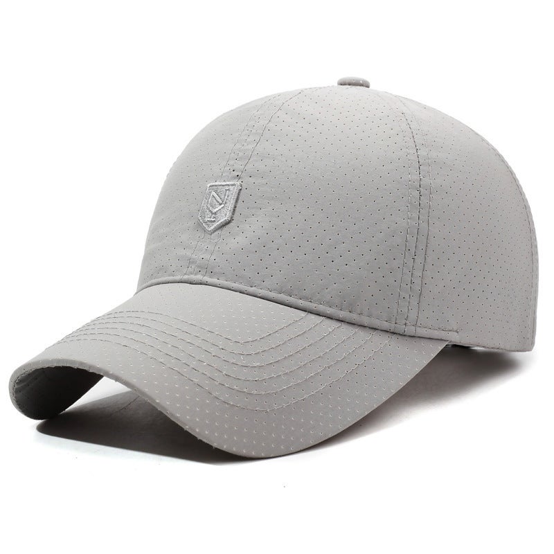 Washed Baseball Cap Women Vintage Gray Spring Summer Outdoor Sunshade Hat - Image 1