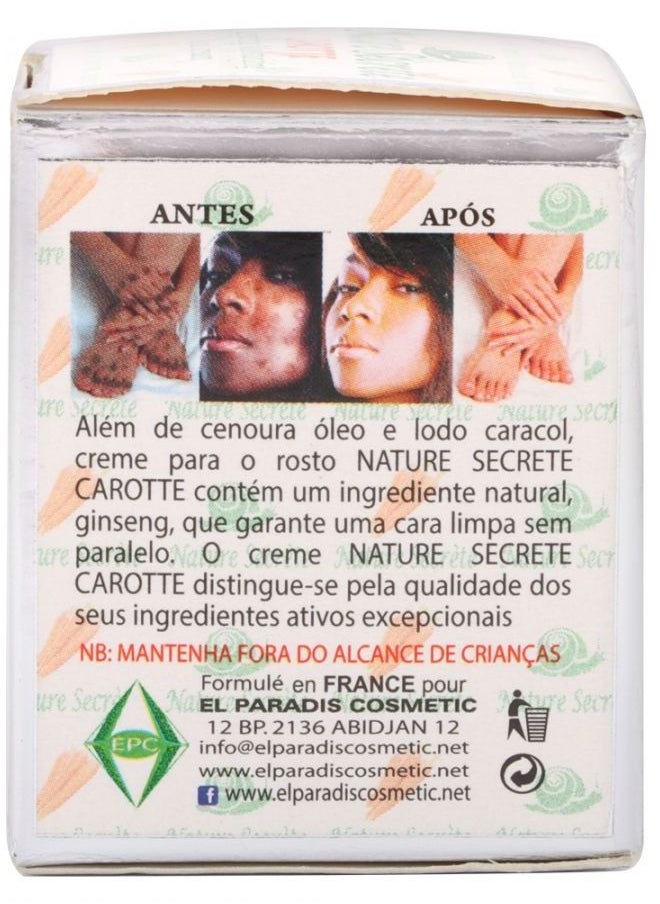 Nature Secret's - Nature Secrete Carrot Oil Lightening Body Cream 300g - Image 1