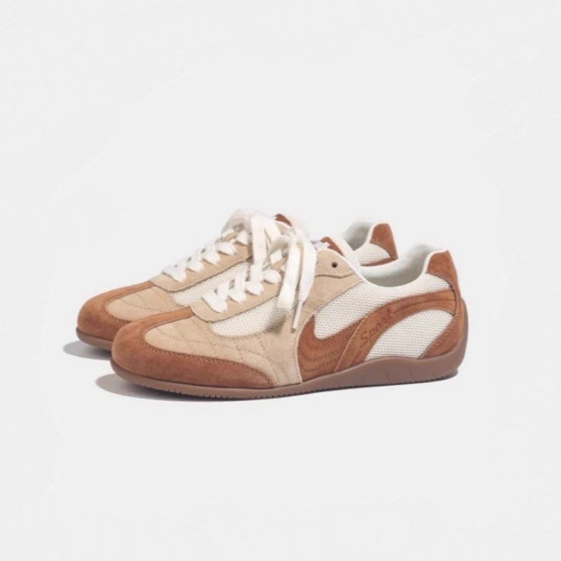 Vintage Color-Block Retro Sneakers for Women - Image 2