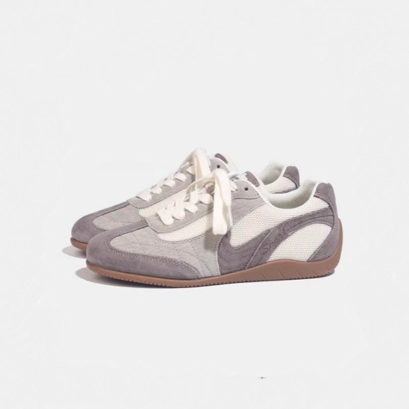 Vintage Color-Block Retro Sneakers for Women - Image 3
