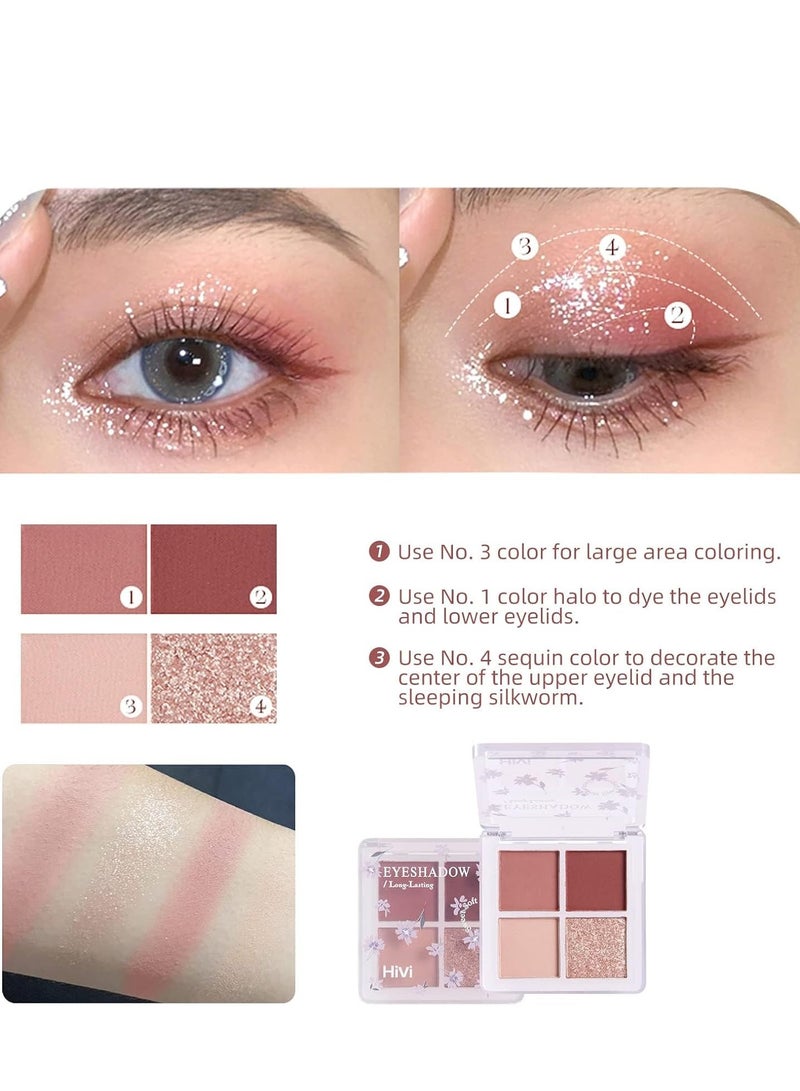 All-In-One Makeup Kit, 8-Piece Complete Makeup Set for Women, Travel Makeup Kit with Foundation, Lipstick,Eyeshadow, Mascara,Eyebrow Pencil & More,Perfect Gift Set for Beginners & Professionals - Image 3