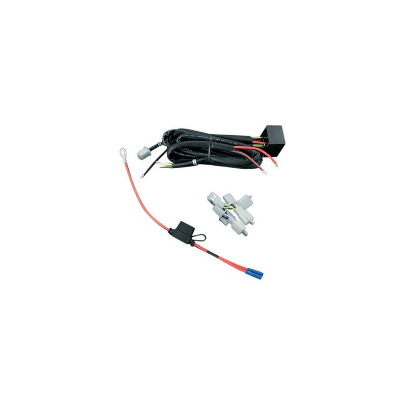 Kuryakyn 7673 Motorcycle Accessory Plug  Play Trailer Wiring with Relay Harness for 200110 Honda Gold Wing GL1800 Motorcycles  Black