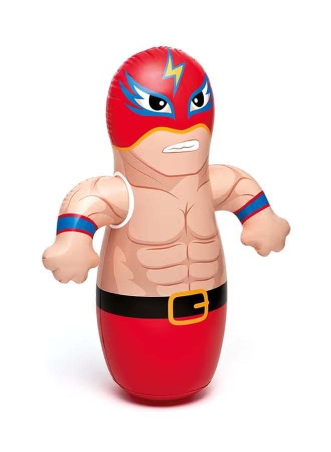 INTEX 3D BOP Bag Inflatable Blow Up Bopper Power Bag / Punching bag for Kids - Wrestler - Image 1