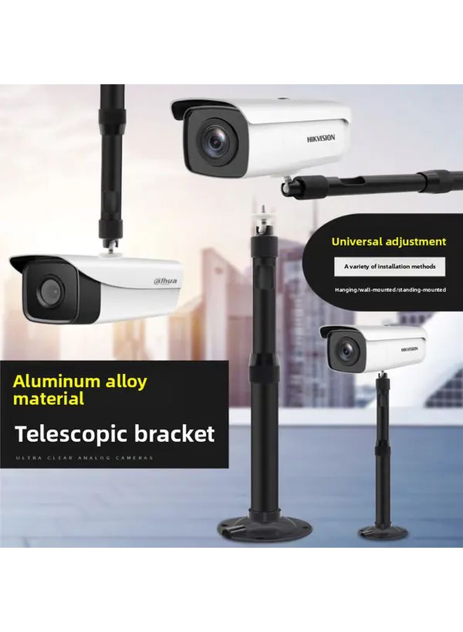 Heavy Duty Adjustable Telescopic Projector Camera Mount Bracket 200 400mm Extendable Pole Ceiling Wall Mount With Sturdy Base Compatible With Projectors Surveillance Systems Theater Office Outdoor Use Easy Setup - Image 4