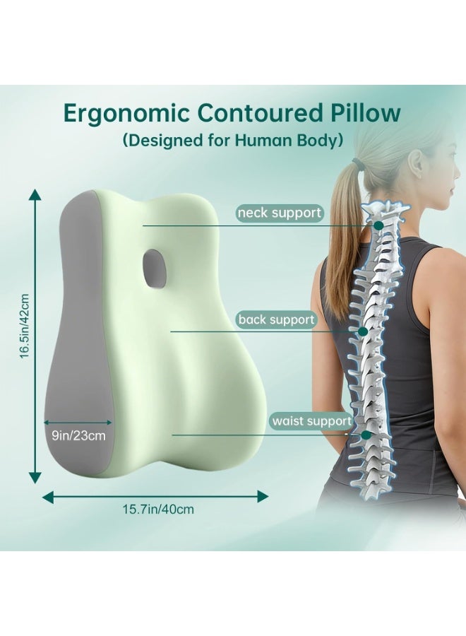 Forest Home Multipurpose Leg Elevation Pillow Lumbar Pillow Sleeping Pillow Portable Cushion Body Pillow For Sleeping Leg Elevation Bed Sofa Travel Camping - Image 2