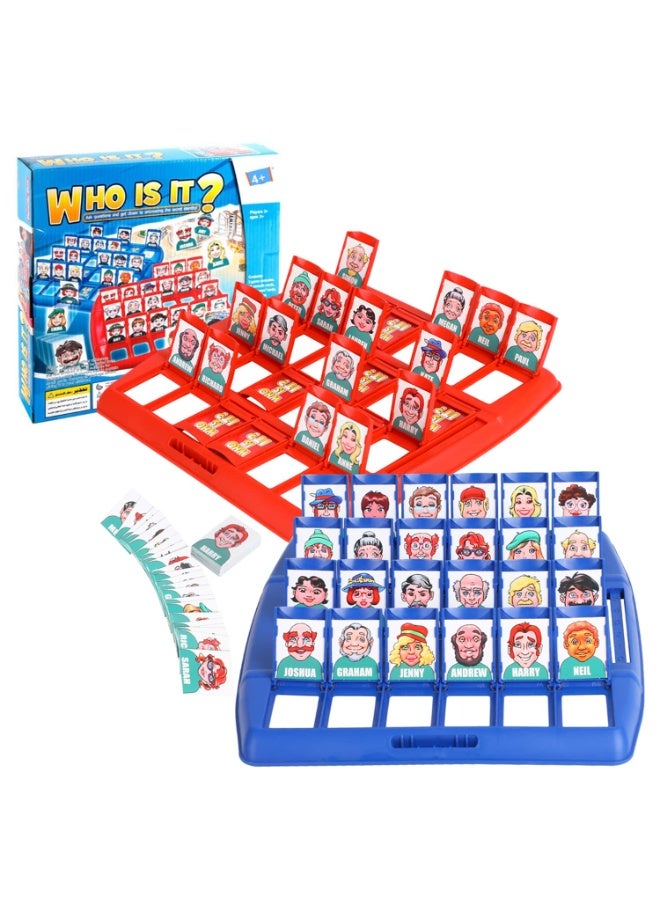 Hpbaggy Who Is It Funny Guessing Game Board Game Who Is It Game Family Guess Game Guess Who Whats Their Name Board Game For Families Parents Children Party - Image 3