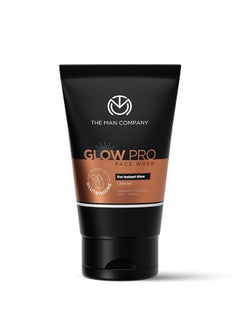 The Man Company Glow Pro Face Wash For Men 100Ml Enriched With Glutathione Charcoal Instant Glow Deep Cleansing & Evens Skin Tone Men'S Face Wash For Dry Skin Toxin Free  - Image 1