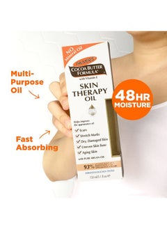 PALMER'S Cocoa Butter Formula Skin Therapy Moisturizing Body Oil with Vitamin E & Pure Argan Oil, Deep Body Moisturizer for Dry, Damaged Skin, Scars or Stretch Marks, 5.1 Fl Oz (Pack of 3), YELLOW  - Image 5