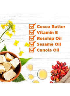 PALMER'S Cocoa Butter Formula Skin Therapy Moisturizing Body Oil with Vitamin E & Pure Argan Oil, Deep Body Moisturizer for Dry, Damaged Skin, Scars or Stretch Marks, 5.1 Fl Oz (Pack of 3), YELLOW  - Image 3