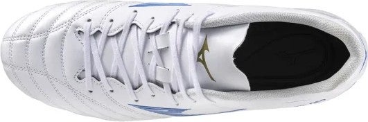 Mizuno حذاء كرة القدم الرجالي موناكيدا نيو 3 سيلكت أبيض / أزرق  - Image 2