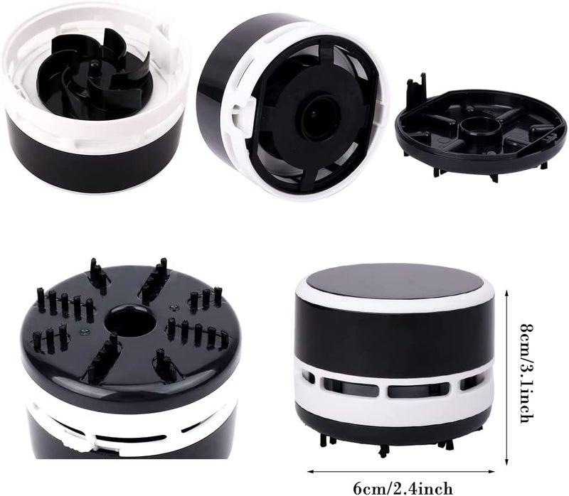 BeFunky Mini Crumb Vacuum Cleaner Portable Desktop Sweeper Handheld Cordless Multifunction Cleaning for Home,Office,Cars,Pet Hairs (Battery Not Included) Black - Image 5