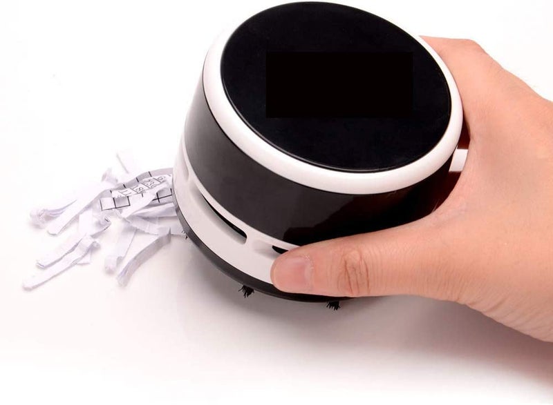 BeFunky Mini Crumb Vacuum Cleaner Portable Desktop Sweeper Handheld Cordless Multifunction Cleaning for Home,Office,Cars,Pet Hairs (Battery Not Included) Black - Image 1
