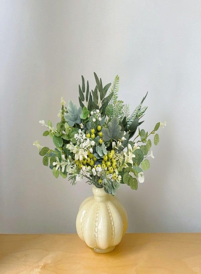 OrgMemory 78Pcs Faux Flowers, Artificial Greenery Stems, Greenery for Centerpieces for DIY Bridal Bouquets Wedding Floral Arrangement Table Centerpieces - Image 4