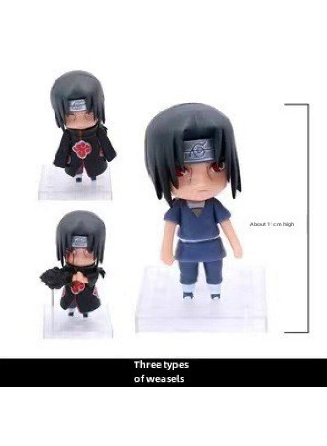 Japanese Anime Naruto Hand-held Ninja Agency Nara Deer Maru Kakashi Doll Ornaments Model Hand-held-Color:3 Skunk-Height:About 7-23cm High - Image 1