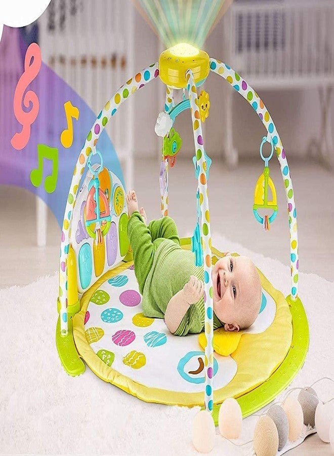 Arcanine Baby Gym Kick and Play Piano Activity –Large Play & Learn Infant Toys Jungle Gym– Baby Kick Piano Mat with Rotating Star Mobile & Star Projector - Image 5