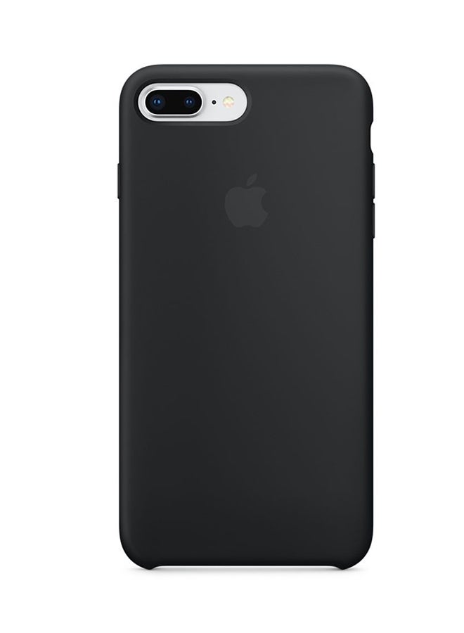 اليشمك غطاء حماية من السيليكون لهاتف أبل آيفون 7 بلس/8 بلس أسود - Image 1
