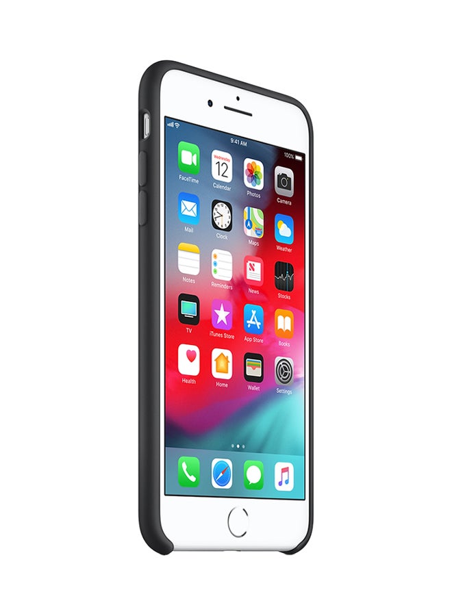 اليشمك غطاء حماية من السيليكون لهاتف أبل آيفون 7 بلس/8 بلس أسود - Image 3