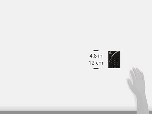Apricorn قرص صلب خارجي Apricorn Aegis Padlock 3.0 سعة 2 تيرابايت USB 3.0، أسود (A25-3PL256-2000) - Image 3