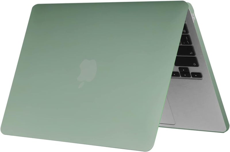 سيفن لاين متوافق مع حافظة MacBook Air 13 بوصة M2/M3/M4 2022-2025 لـ Mac Air 13.6 بوصة موديل A2681/A3113/A3240 حافظة صلبة واقية للكمبيوتر المحمول مع غطاء لوحة مفاتيح، أخضر منتصف الليل - Image 3