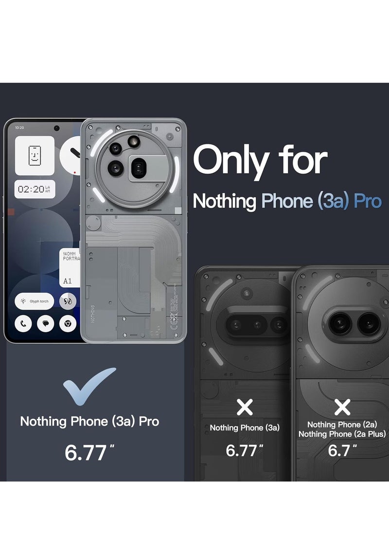 BORTONY Nothing 3a Pro Case Liquid Silicone Case with Camera Protection Soft TPU Anti-Scratch Microfiber Lining Protective Cover for Nothing 3a Pro  - Image 2